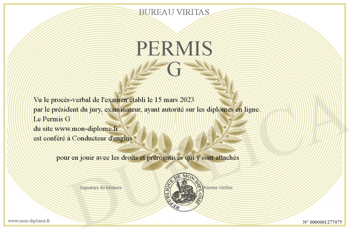 Permis-G